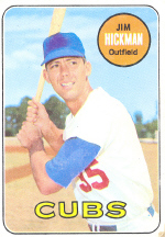 1969 Topps Baseball Cards      063      Jim Hickman